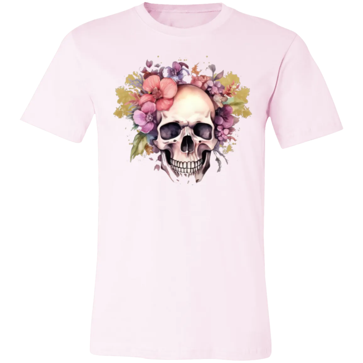 Skull & Roses 3001C Unisex Jersey Short-Sleeve T-Shirt