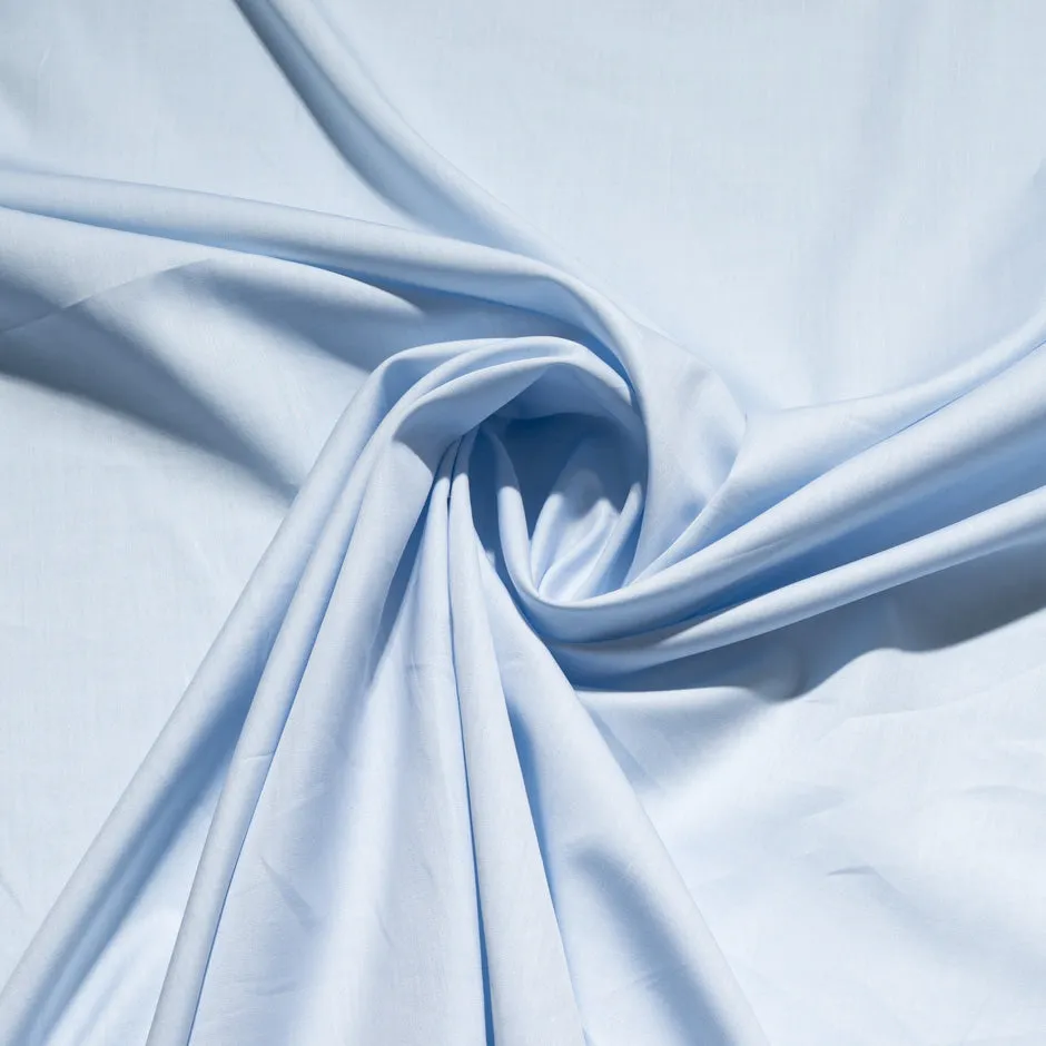 Soft Blue Superfine Pure Shirting Cotton