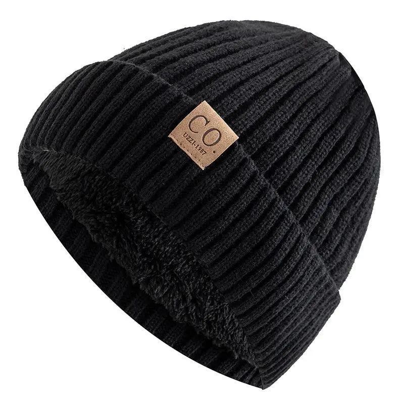 Stay Cozy this Winter with Two-Tone Fur Beanie Hats: Unisex Trendy Style