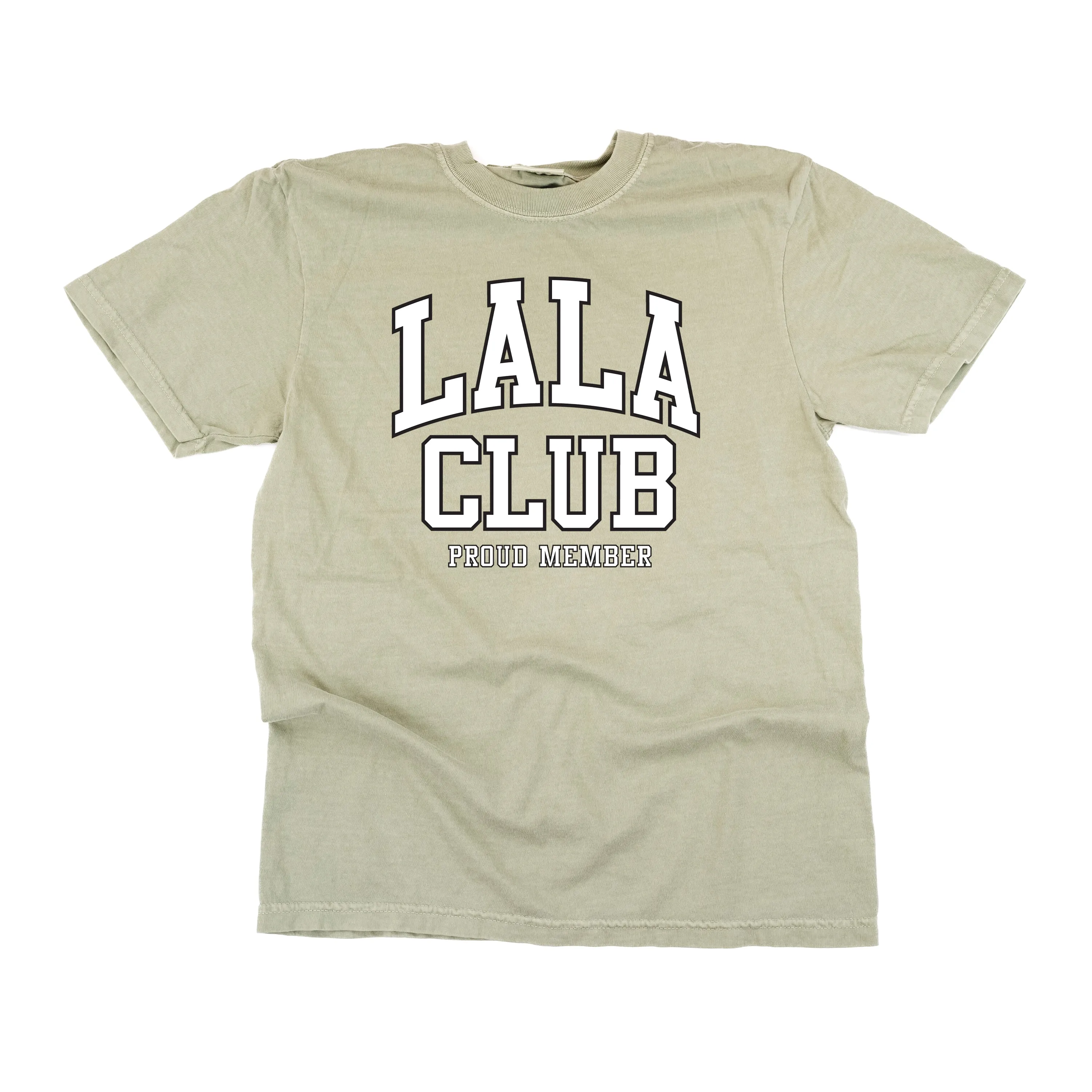 Varsity Style - LALA Club - Proud Member - SHORT SLEEVE COMFORT COLORS TEE