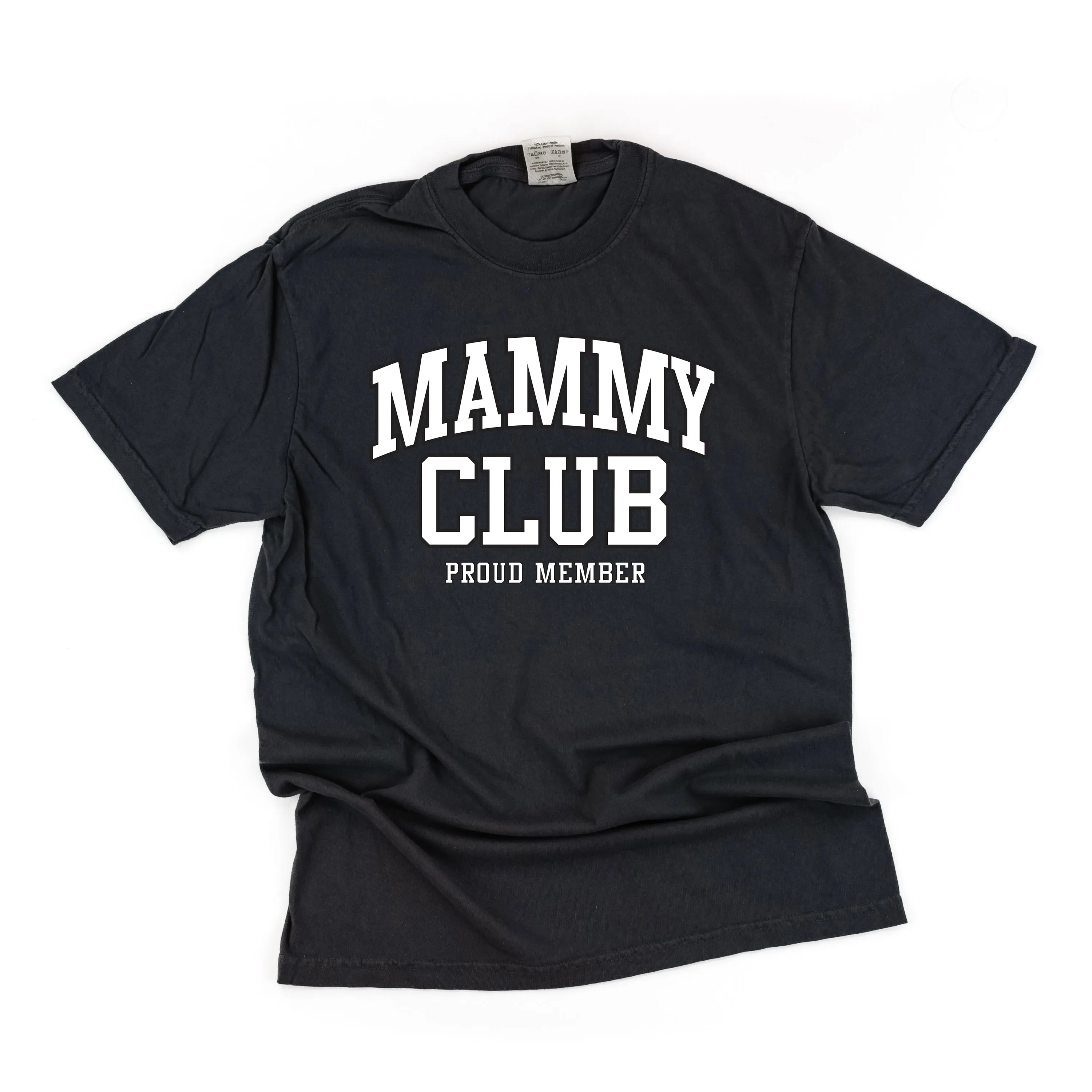 Varsity Style - MAMMY Club - Proud Member - SHORT SLEEVE COMFORT COLORS TEE