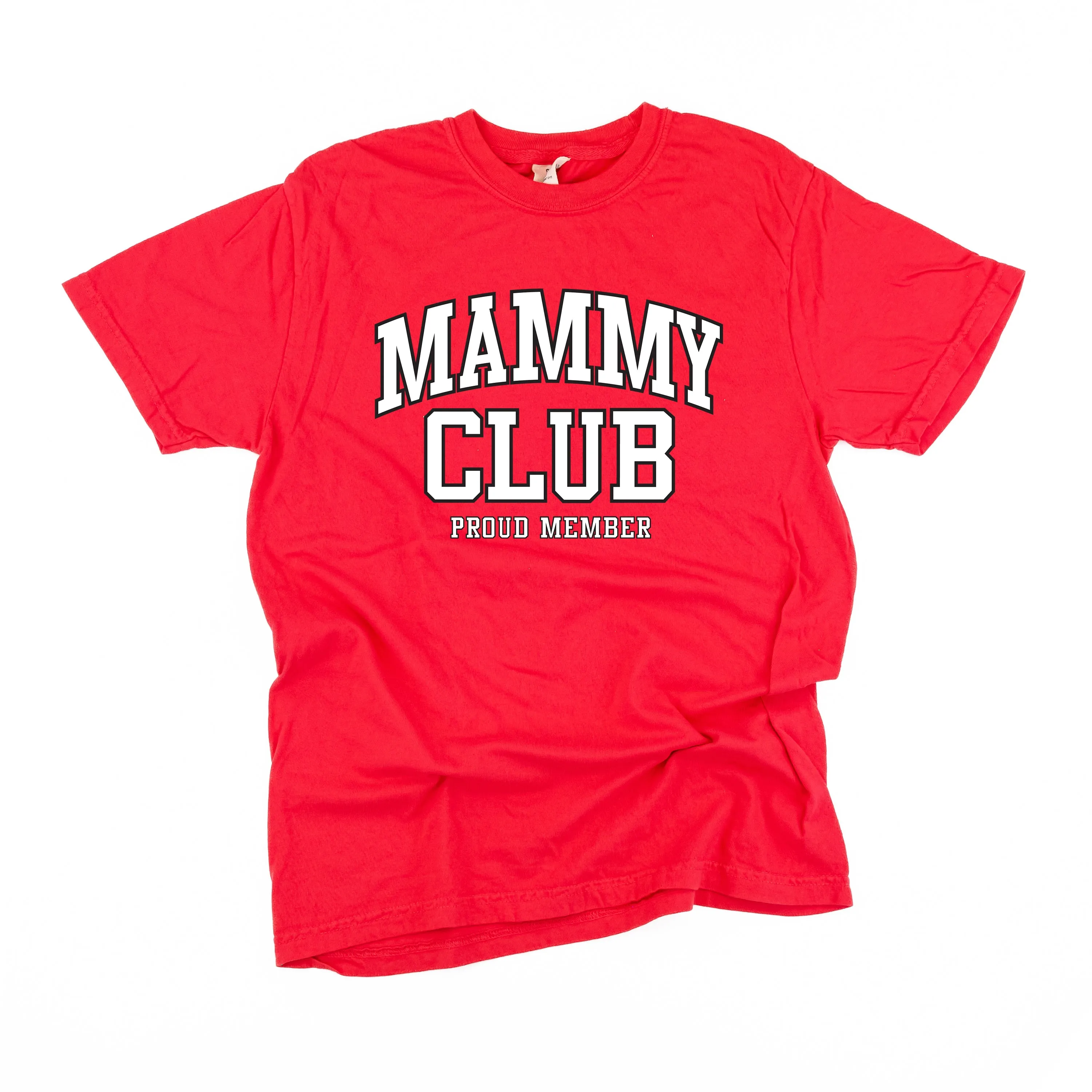 Varsity Style - MAMMY Club - Proud Member - SHORT SLEEVE COMFORT COLORS TEE