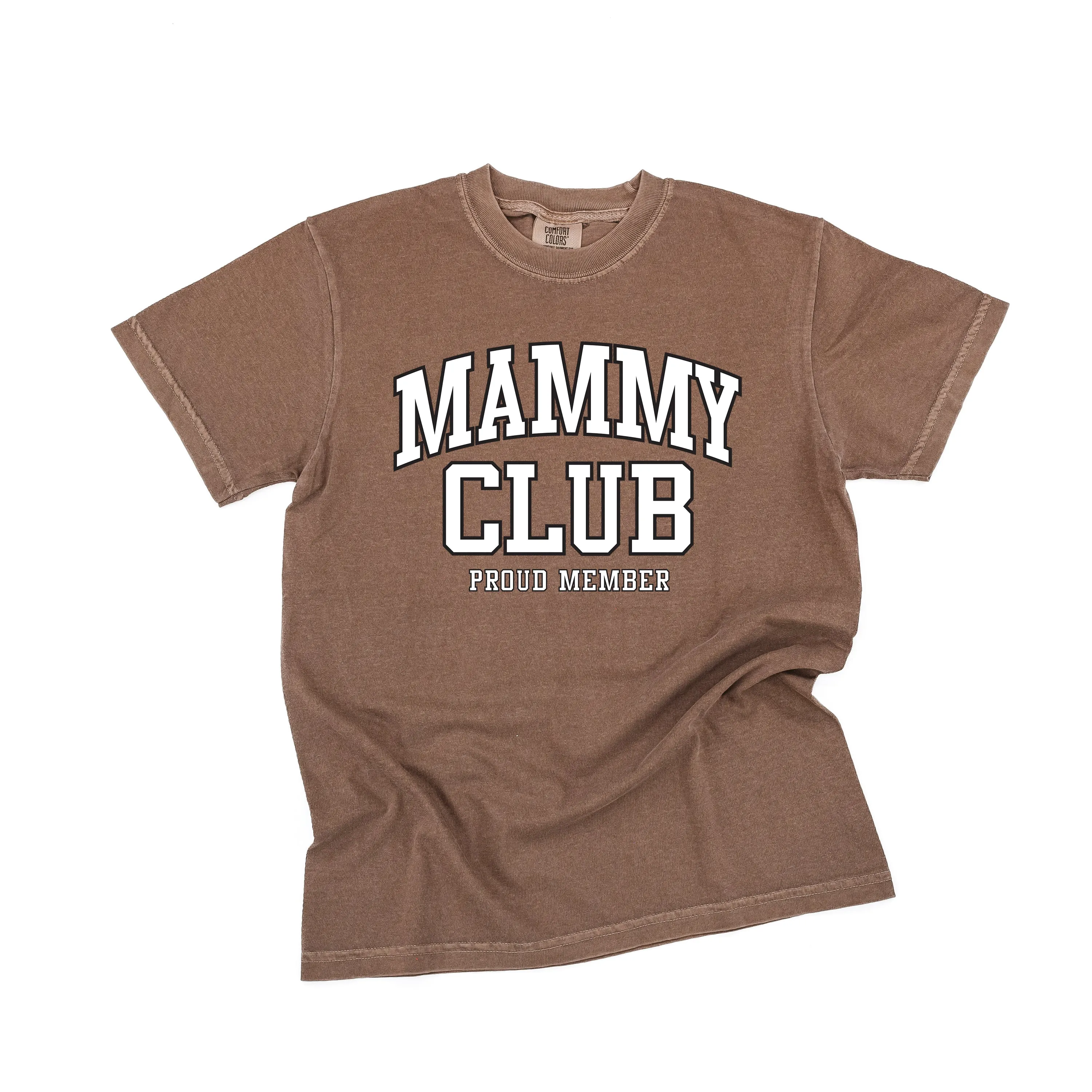 Varsity Style - MAMMY Club - Proud Member - SHORT SLEEVE COMFORT COLORS TEE