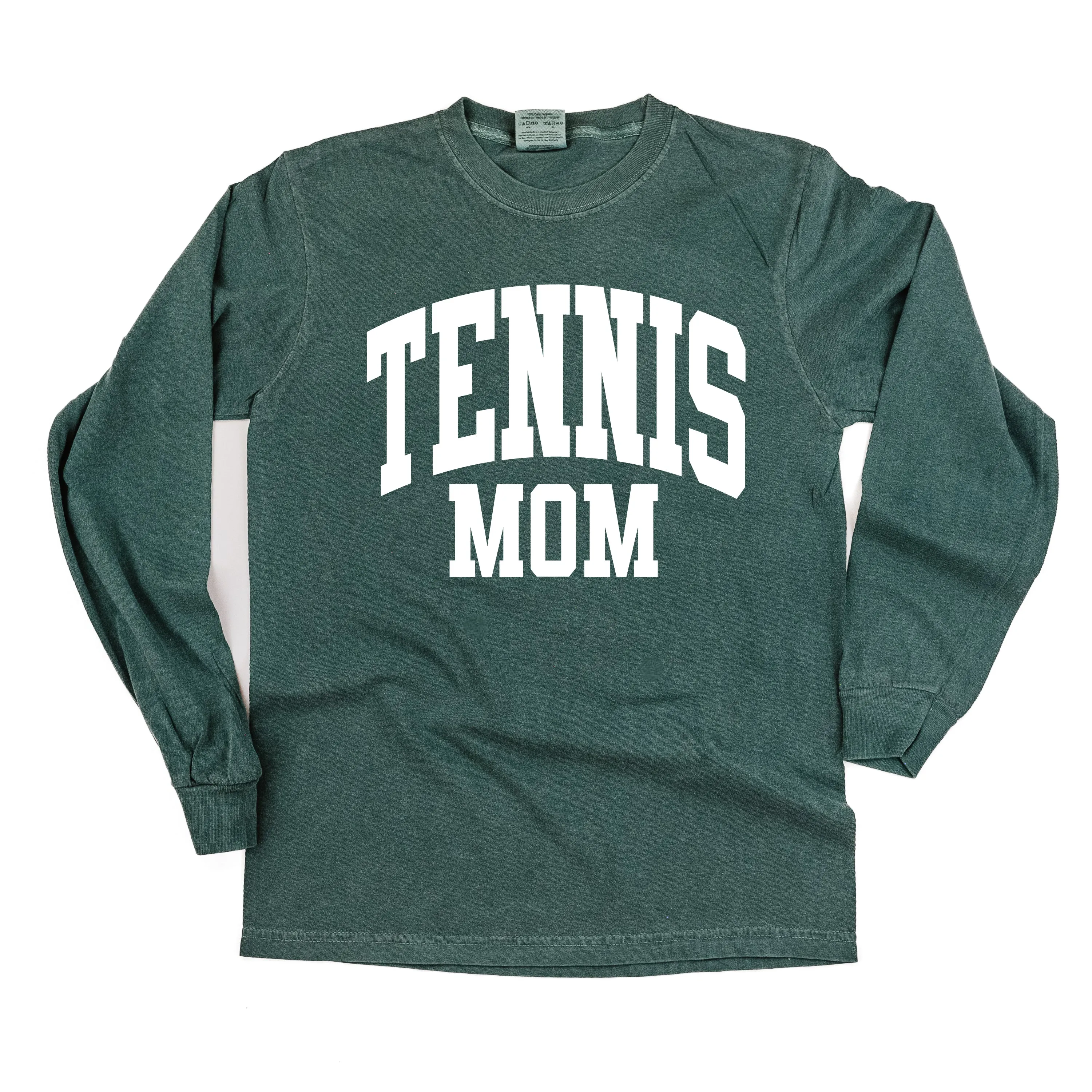 Varsity Style - TENNIS MOM - LONG SLEEVE COMFORT COLORS TEE