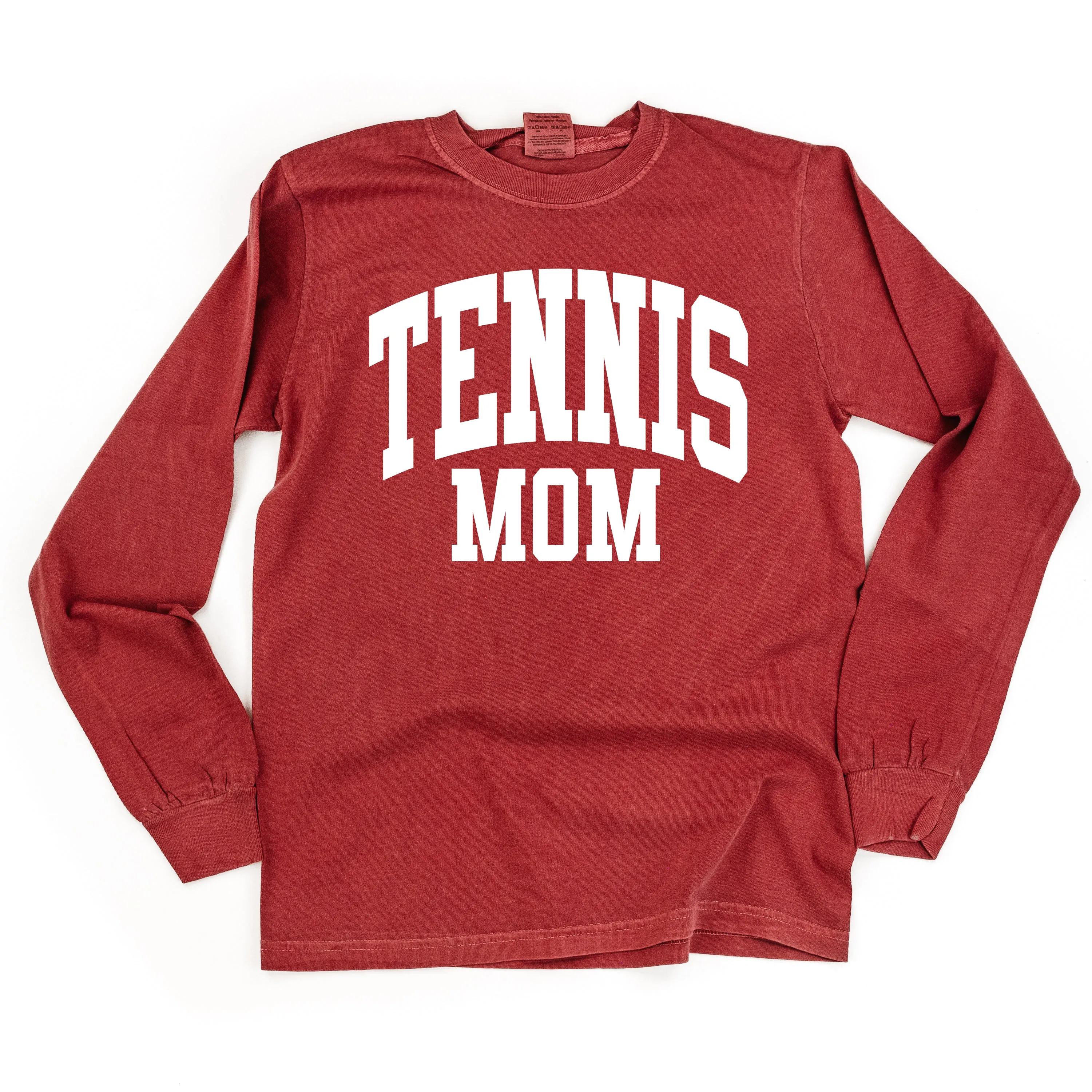 Varsity Style - TENNIS MOM - LONG SLEEVE COMFORT COLORS TEE