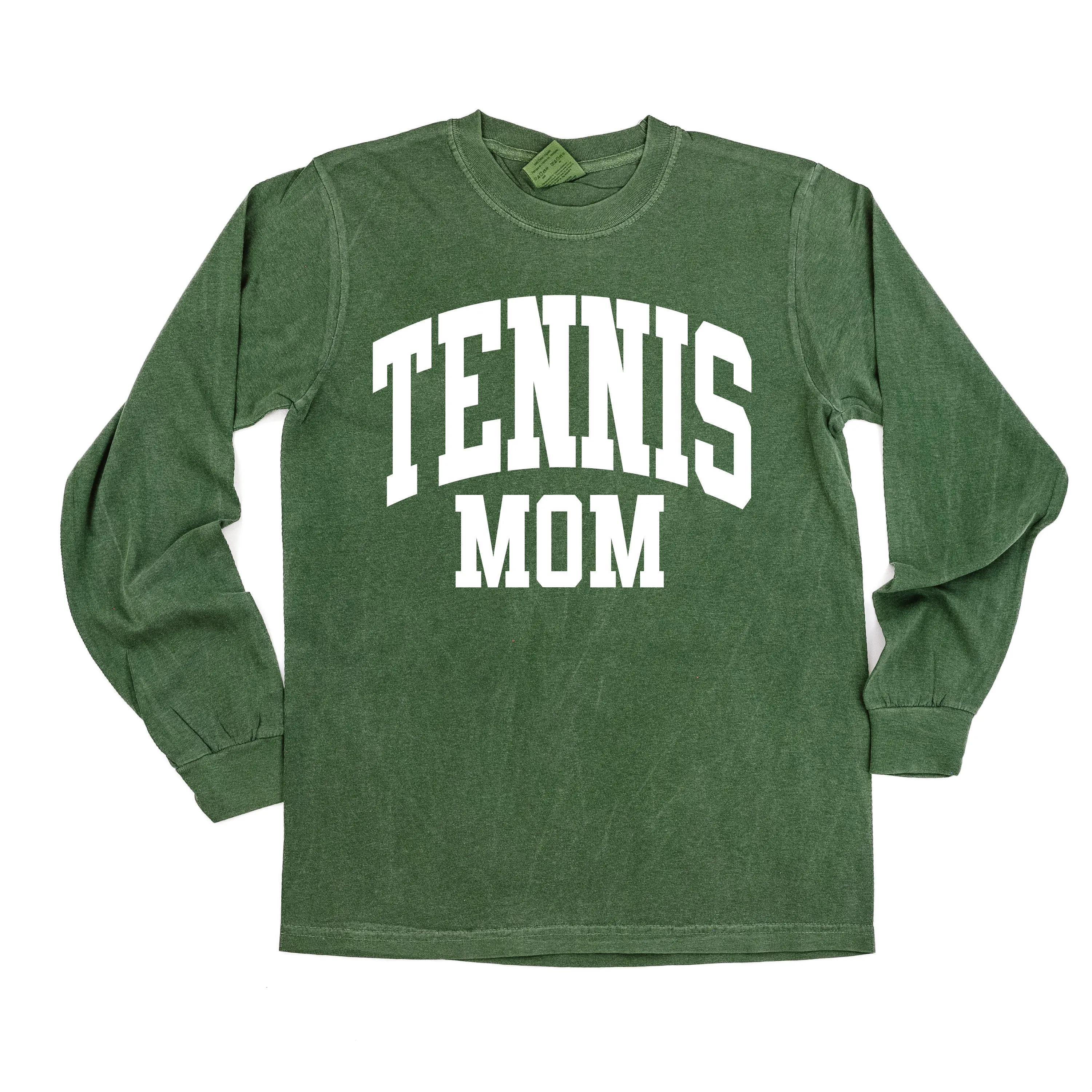 Varsity Style - TENNIS MOM - LONG SLEEVE COMFORT COLORS TEE