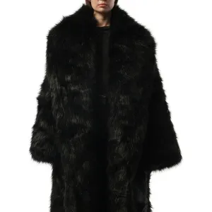 Vast Fur Coat in Black