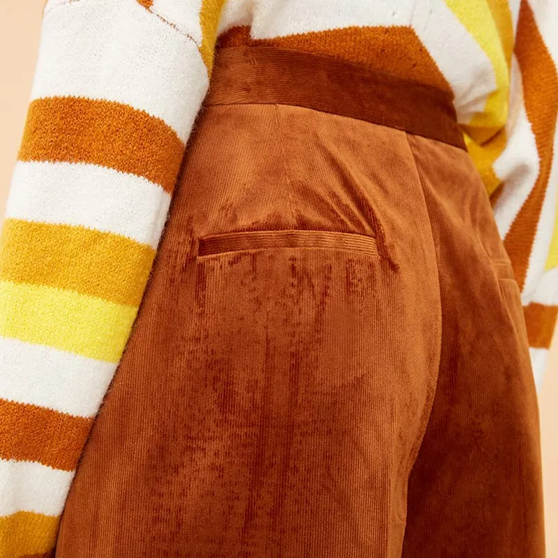 Wide-legged Fall Corduroy